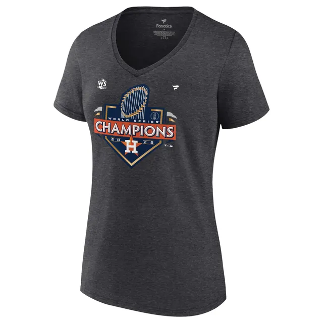 Heather charcoal 2022 world series champions Houston Astros t