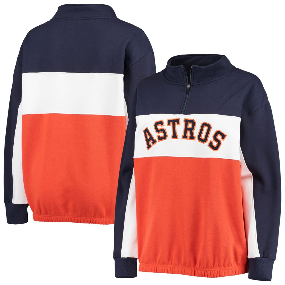 Women's Fanatics Branded White/Navy Houston Astros Plus Size