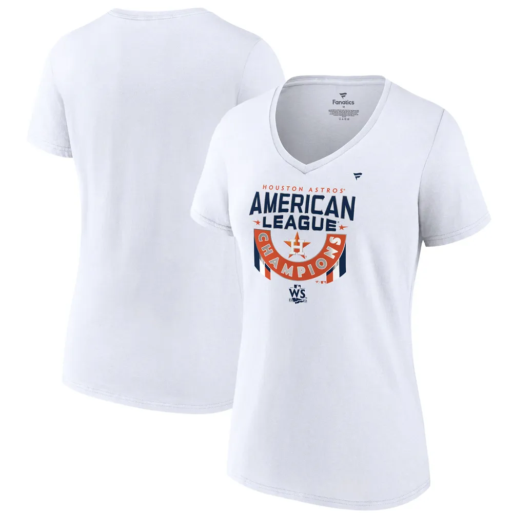 Fanatics Women's Astros 2023 Division Series Locker Room Short Sleeve T- Shirt