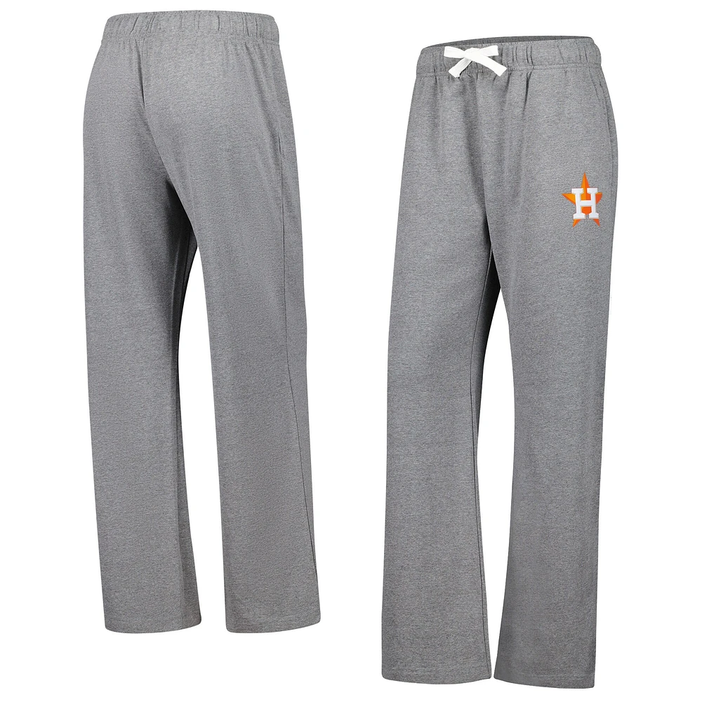 Pantalon de jogging en polaire gris chiné Fanatics pour femme des Astros Houston