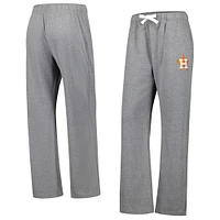 Pantalon de jogging en polaire gris chiné Fanatics pour femme des Astros Houston