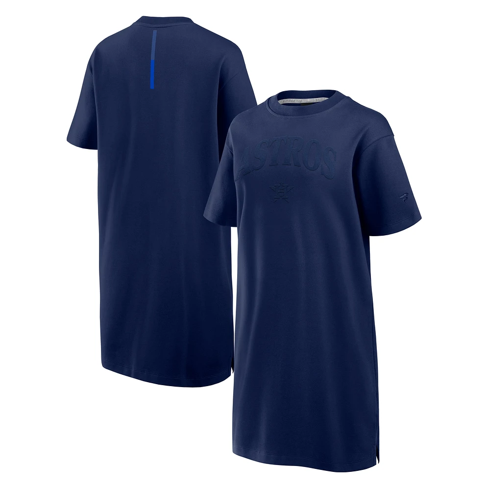 Robe en coton bleu marine Fanatics pour femme des Houston Astros Elements