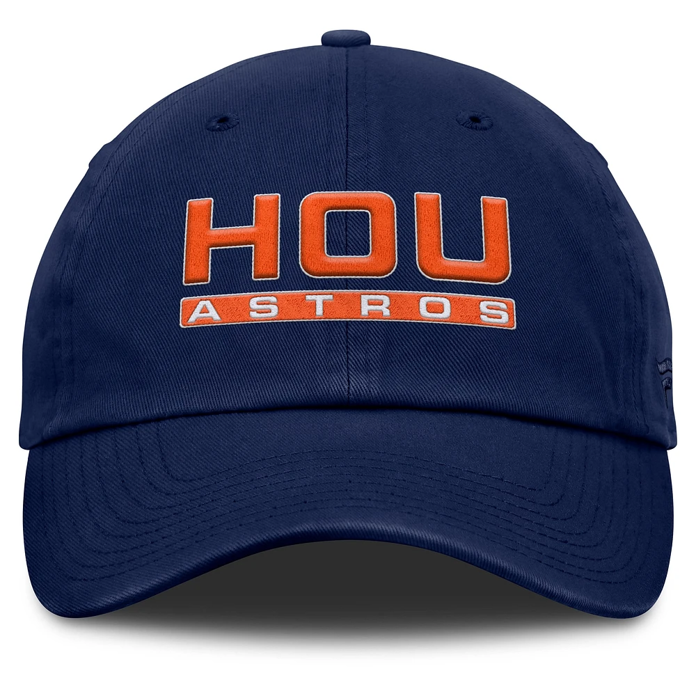 Women's Fanatics Navy Houston Astros Fly Out Adjustable Hat