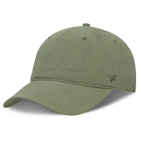 Casquette ajustable non structurée à 5 panneaux Fanatics Olive Houston Astros Afterhouse pour femme