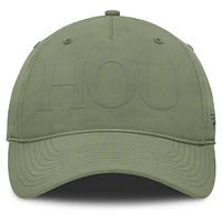 Casquette ajustable non structurée à 5 panneaux Fanatics Olive Houston Astros Afterhouse pour femme