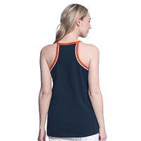 Women's G-III 4Her by Carl Banks Navy Houston Astros Curveball Racerback Tank Top