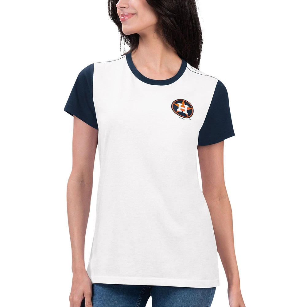 T-shirt blanc avec illustration des Astros de Houston G-III 4Her par Carl Banks pour femmes