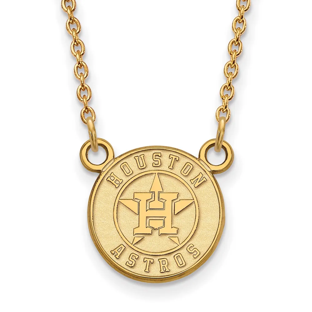Women's Houston Astros Gold-Plated Sterling Silver Extra-Small