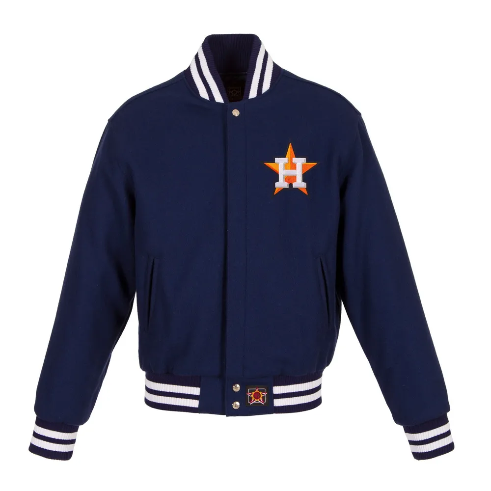 Lids Houston Astros JH Design Women's Embroidered Logo All-Wool Jacket -  Navy