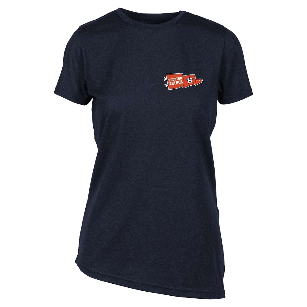 Women's Levelwear Navy Houston Astros Birch Rafters T-Shirt