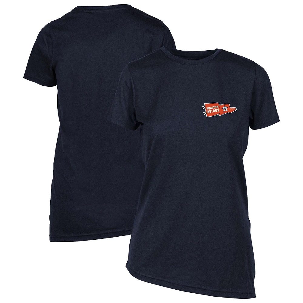 Women's Levelwear Navy Houston Astros Birch Rafters T-Shirt