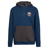 Sweat à capuche zippé quart de tour Chicane Core Logo pour femme la collection Cooperstown des Astros Houston marine Levelwear