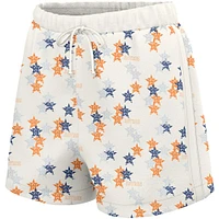 Women's Lusso  White Houston Astros Marge Shorts