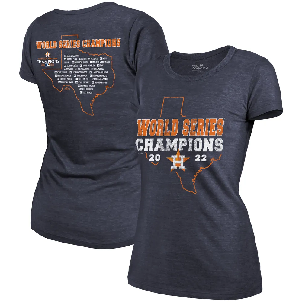 Women's Houston Astros Majestic Threads Orange 2022 World Series