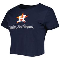 Women's Houston Astros New Era Navy Historic Champs T-Shirt