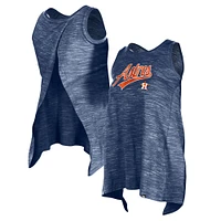 Women's New Era Navy Houston Astros Space-Dye Active Tank Top