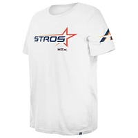 Women's New Era  White Houston Astros 2025 City Connect Plus T-Shirt