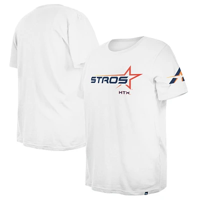 Women's New Era  White Houston Astros 2025 City Connect Plus T-Shirt