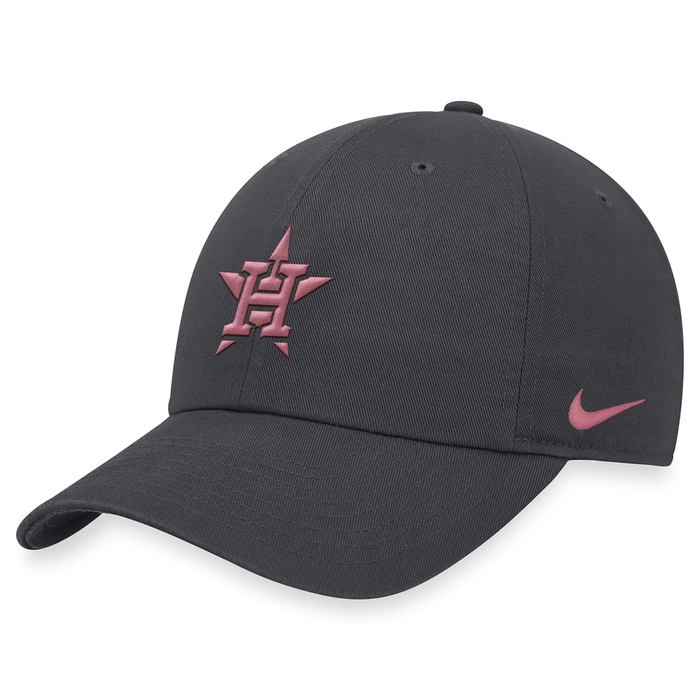 Casquette réglable Nike Graphite Houston Astros Desert Berry Club pour femme