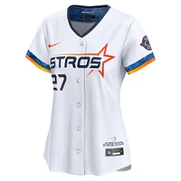 Women's Nike Jose Altuve White Houston Astros 2025 City Connect Limited Jersey