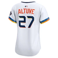 Women's Nike Jose Altuve White Houston Astros 2025 City Connect Limited Jersey