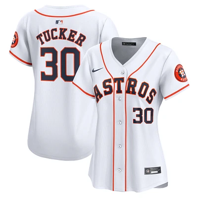 Maillot de joueur Nike Kyle Tucker Houston Astros Home Limited pour femme, blanc