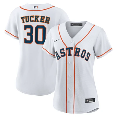 Maillot réplique à domicile Nike Kyle Tucker blanc des Houston Astros pour femme