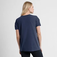 T-shirt Nike bleu marine Houston Astros 2025 City Connect Flowy Fashion Tri-Blend Performance pour femme