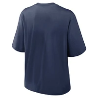 Women's Nike  Navy Houston Astros 2025 City Connect Logo Boxy T-Shirt