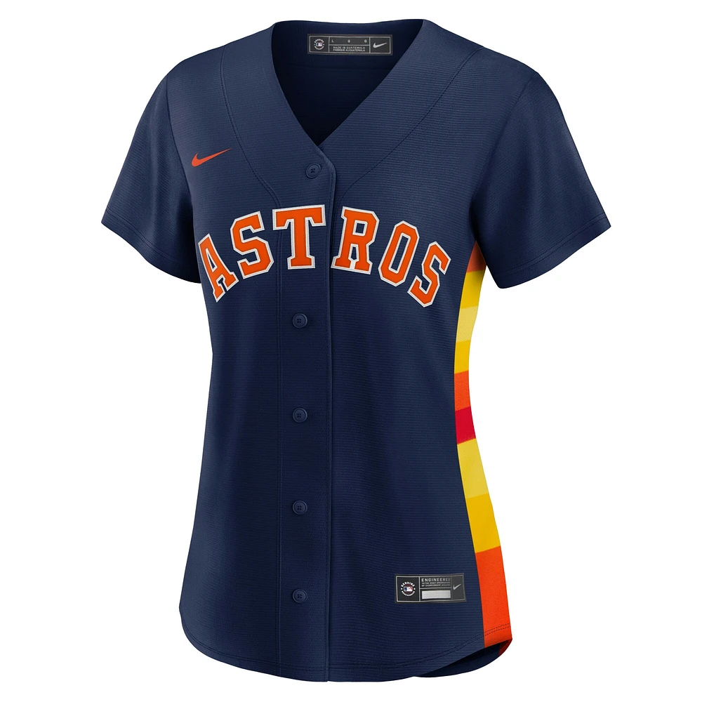 Maillot Nike bleu marine pour femme des Astros de Houston - Réplique alternative l'équipe