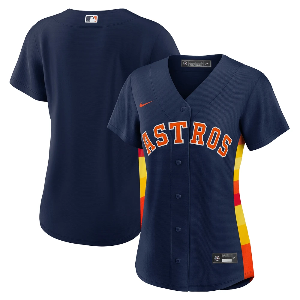 Maillot Nike bleu marine pour femme des Astros de Houston - Réplique alternative l'équipe