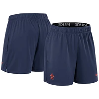 Women's Nike Navy Houston Astros Authentic Collection Knit Shorts