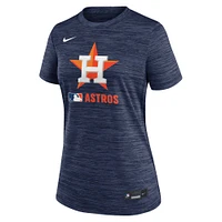 Women's Nike  Navy Houston Astros Authentic Collection Velocity Performance T-Shirt