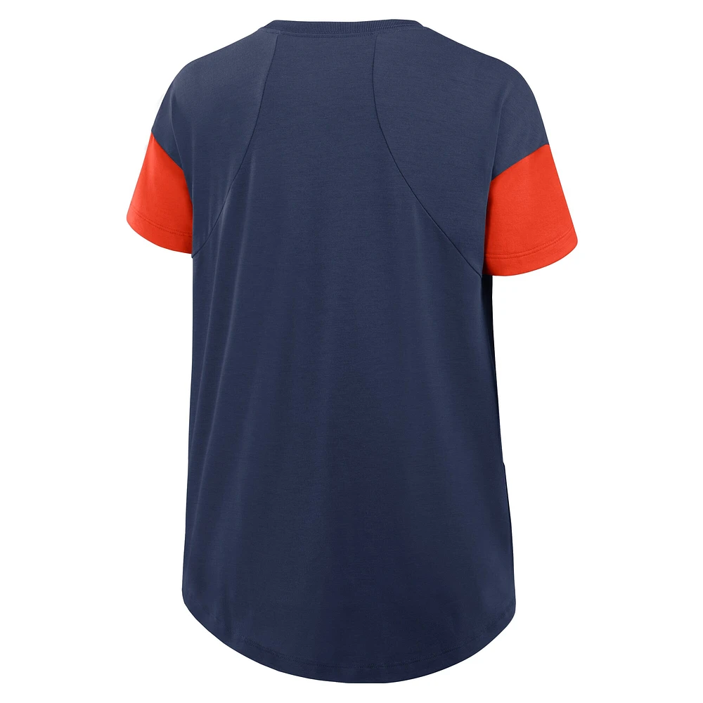 Women's Nike Navy Houston Astros Flowy Fashion T-Shirt