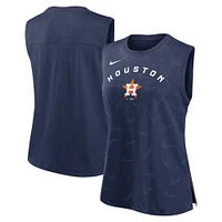 Women's Nike Navy Houston Astros Muscle Play Tank Top