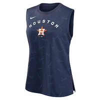 Débardeur Nike Houston Astros Muscle Play pour femme - Bleu marine