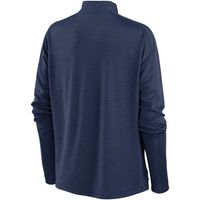 Women's Nike Navy Houston Astros Primetime Raglan Quarter-Zip Top