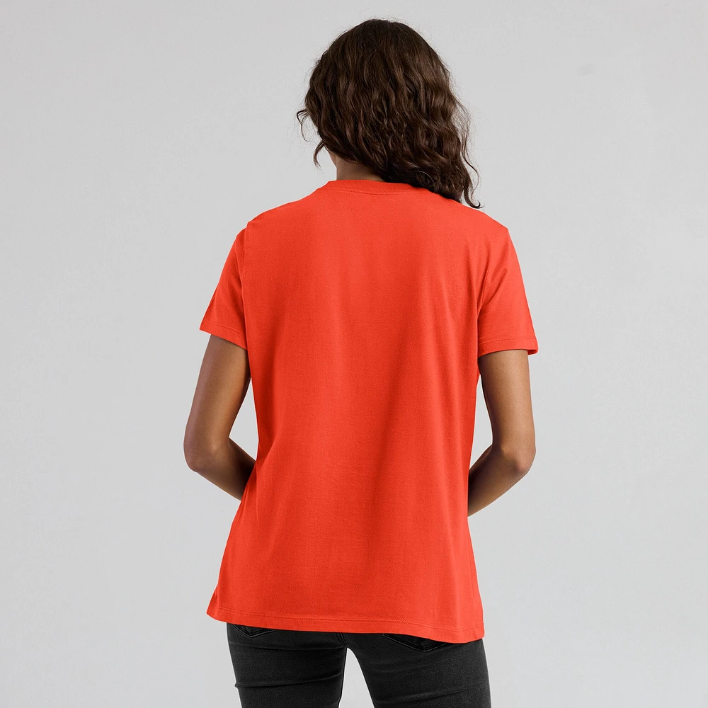 T-shirt Nike orange Houston Astros 2025 City Connect pour femme avec logo