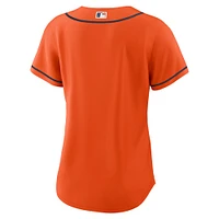 Maillot d'équipe Nike Houston Astros Alternate Replica orange pour femme