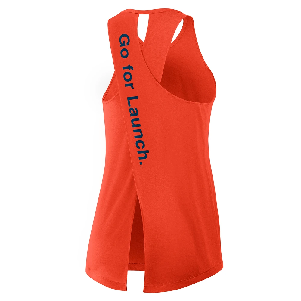 Women's Nike Orange Houston Astros City Connect Crossed Back Tank Top