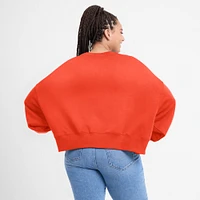 Women's Nike Orange Houston Astros Oversized Pullover Sweatshirt