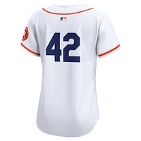 Maillot Nike blanc Houston Astros 2024 Jackie Robinson Day Home Limited pour femme