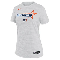 Women's Nike  White Houston Astros 2025 City Connect Authentic Collection Velocity Performance T-Shirt