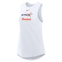 Women's Nike  White Houston Astros 2025 City Connect Tri-Code High Neck Performance Tank Top