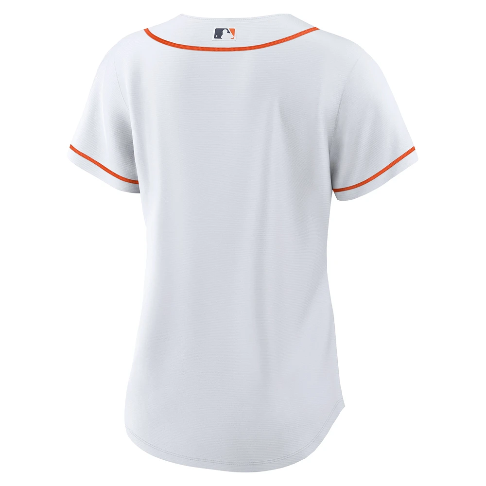 Maillot d'équipe Nike Houston Astros Home Replica pour femme - Blanc