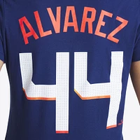 Women's Nike Yordan Alvarez Navy Houston Astros 2025 City Connect Fuse Name & Number T-Shirt