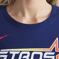 Women's Nike Yordan Alvarez Navy Houston Astros 2025 City Connect Fuse Name & Number T-Shirt