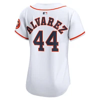 Maillot Nike Yordan Alvarez blanc domicile des Astros de Houston pour femme