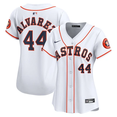 Maillot Nike Yordan Alvarez blanc domicile des Astros de Houston pour femme