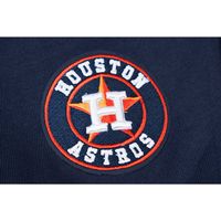 Women's Pro Standard Navy Houston Astros Classic Fleece Pullover Hoodie